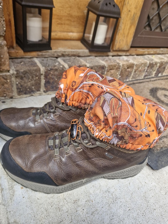 Boot Covers Indigenous, Boot Toppers, Boot Cap, Boot Protectors, Spider Blockers, Critter Covers, Snake Busters, Boot Barricades, Creepies O