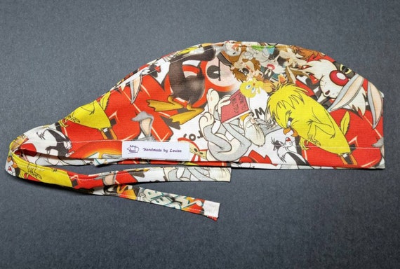 Scrub cap Looney Tunes, Surgical Cap, Scrub Hat, Surgical Hat, Theatre Cap