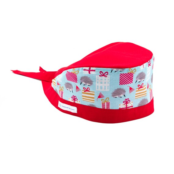 Scrub Cap Christmas Echnida