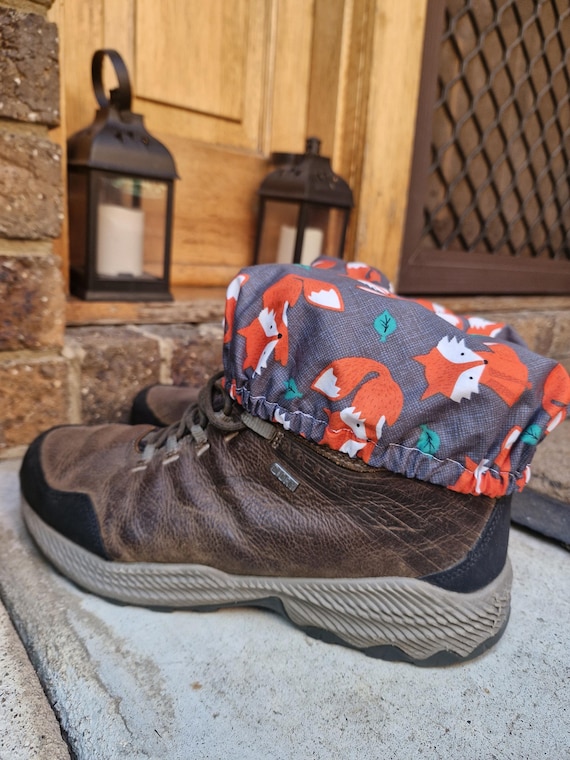Boot Covers Fox, Boot Toppers, Boot Cap, Boot Protectors, Spider Blockers, Critter Covers, Snake Busters, Boot Barricades, Creepies Out