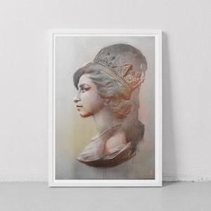 Amy Winehouse Print | A3 Print | Music Icon | Unique Wall Art | Amy Winehouse Gift | Rock Royalty | Camden Queen | Home Decor | Gallery Wall