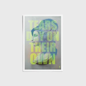 Tears Dry On Their Own | Amy Winehouse Print | Music Icon | Unique Wall Art | Camden Queen | Rock Royalty | A3 Print |