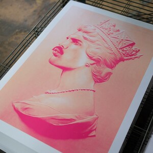 Freddie Mercury Screenprint Freddie Mercury Art Queen Print Queen Art Music Icon Unique Wall Art Freddie Mercury Gift image 7