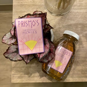 Prismo&#39;s pickles Sticker//Adventure Time/Jake/Coffee Cup Decal