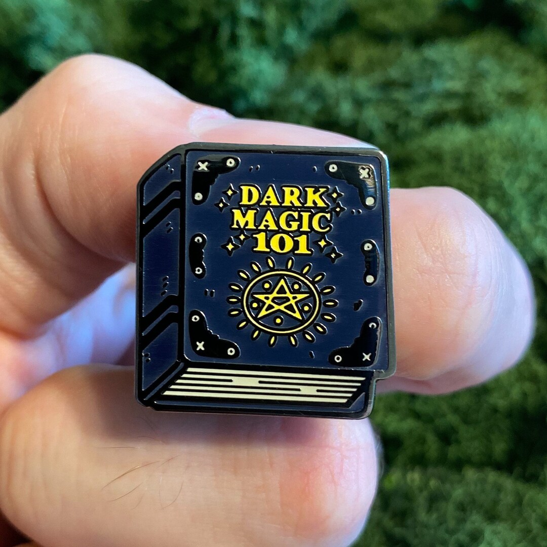 Dark Wizard Pin Dark Magic 101 Peppermint Hard Enamel Pin - Etsy