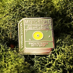 Mystic Rituals Book by Simon Petrikov & Betty Grof Hard Enamel Pin
