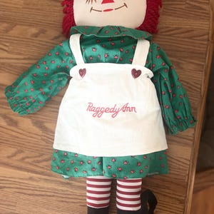 Vintage Raggedy Ann doll 1998