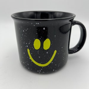 Happy face coffee mug “until we gather again”