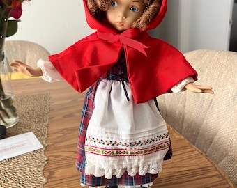 Dianna Effner 1988 Little Red Riding Hood Doll - Edwin Knowles Collectible
