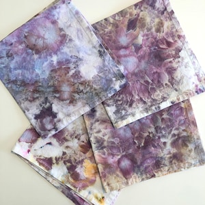 Tie dye Cotton napkins- light cosmic ice dye