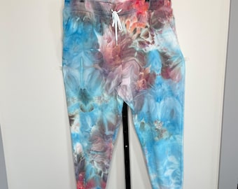 Nebula hand dyed high quality sweatpants. XXL