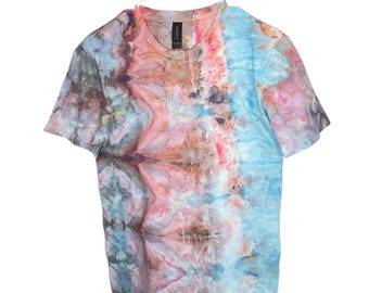 T-shirt unisex con stampa ghiaccio Nebulosa Tempestosa, taglia S