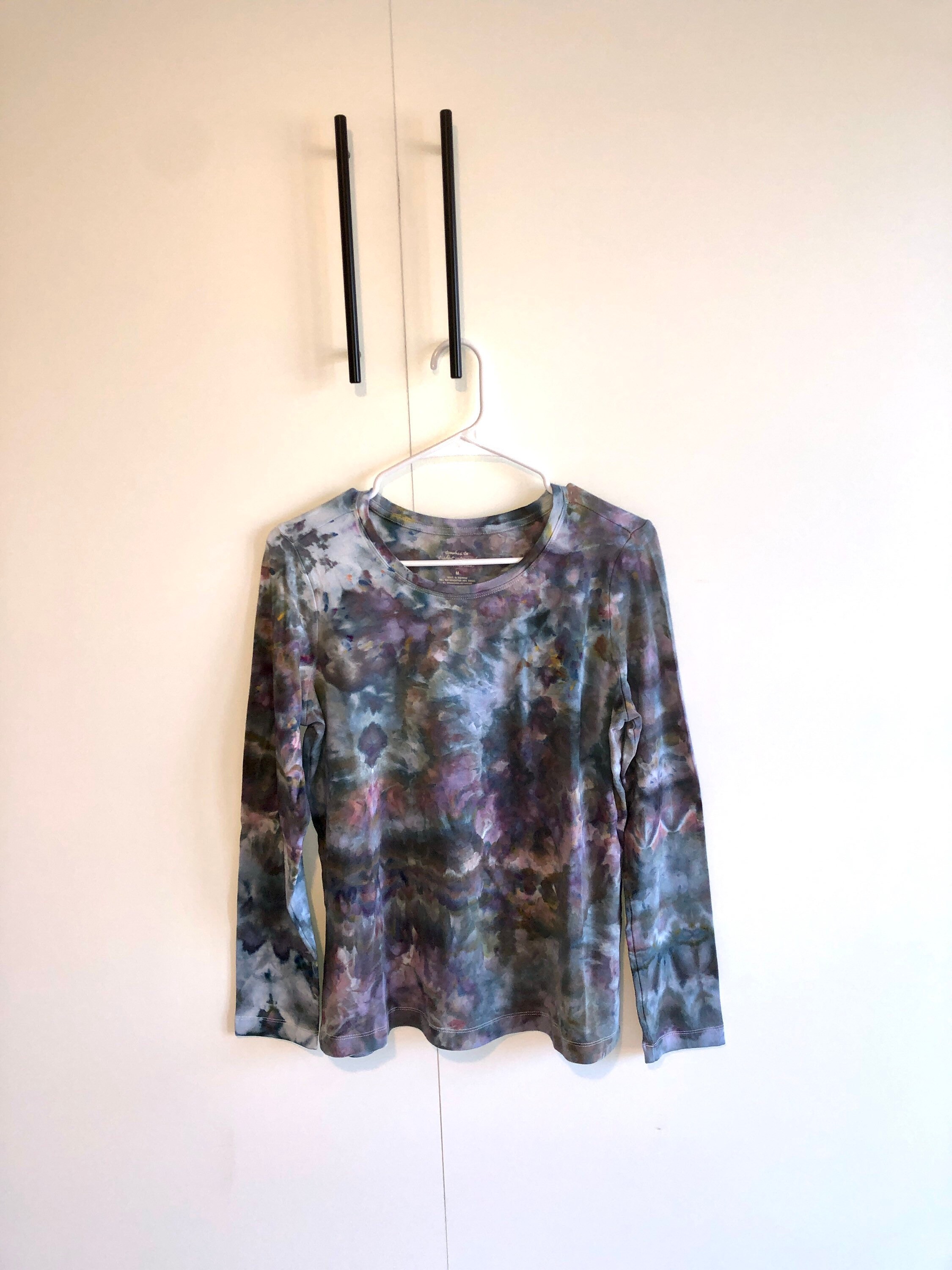 Iris Ice Dyed Long Sleeve T-shirt - Etsy