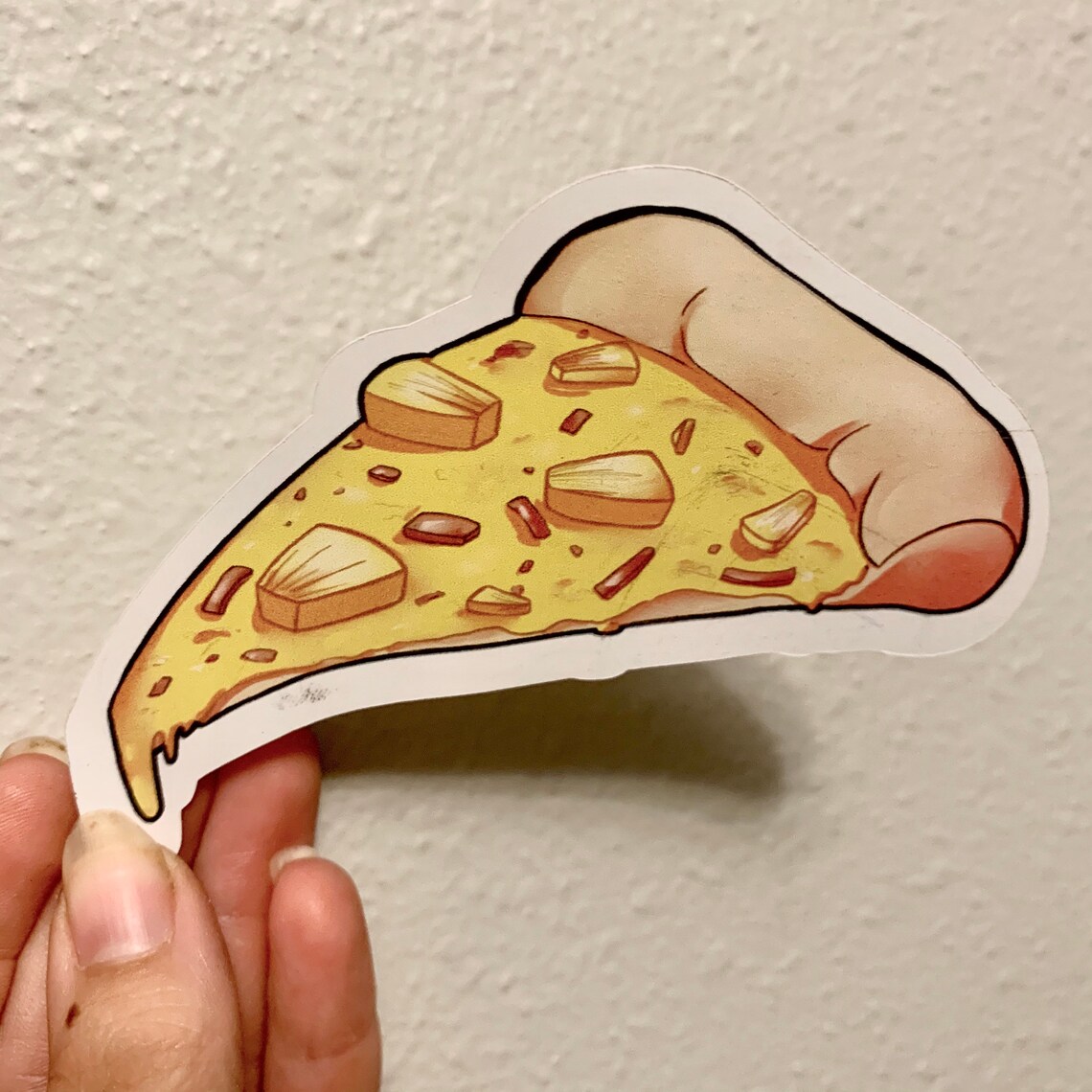 Pineapple Pizza Sticker - Etsy