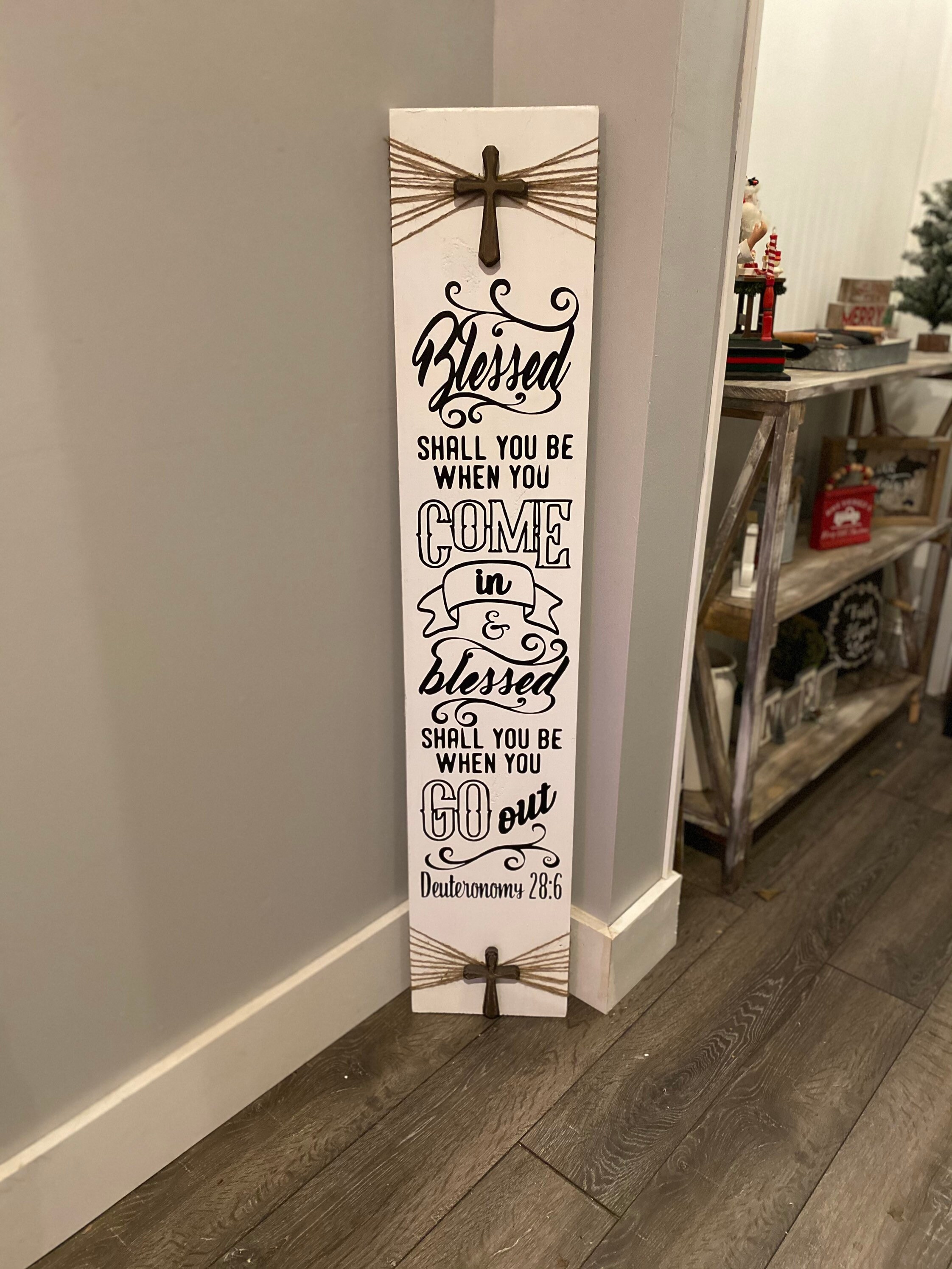 Prayer porch leaner / porch leaner / leaning porch sign / Etsy