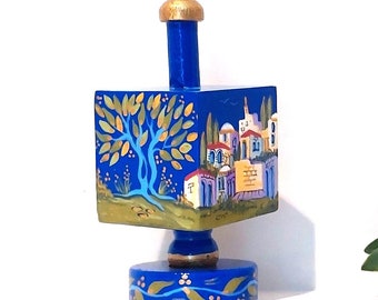 手描きのレインボー ドレイドル LGBTQ ユニークなユダヤ教の贈り物