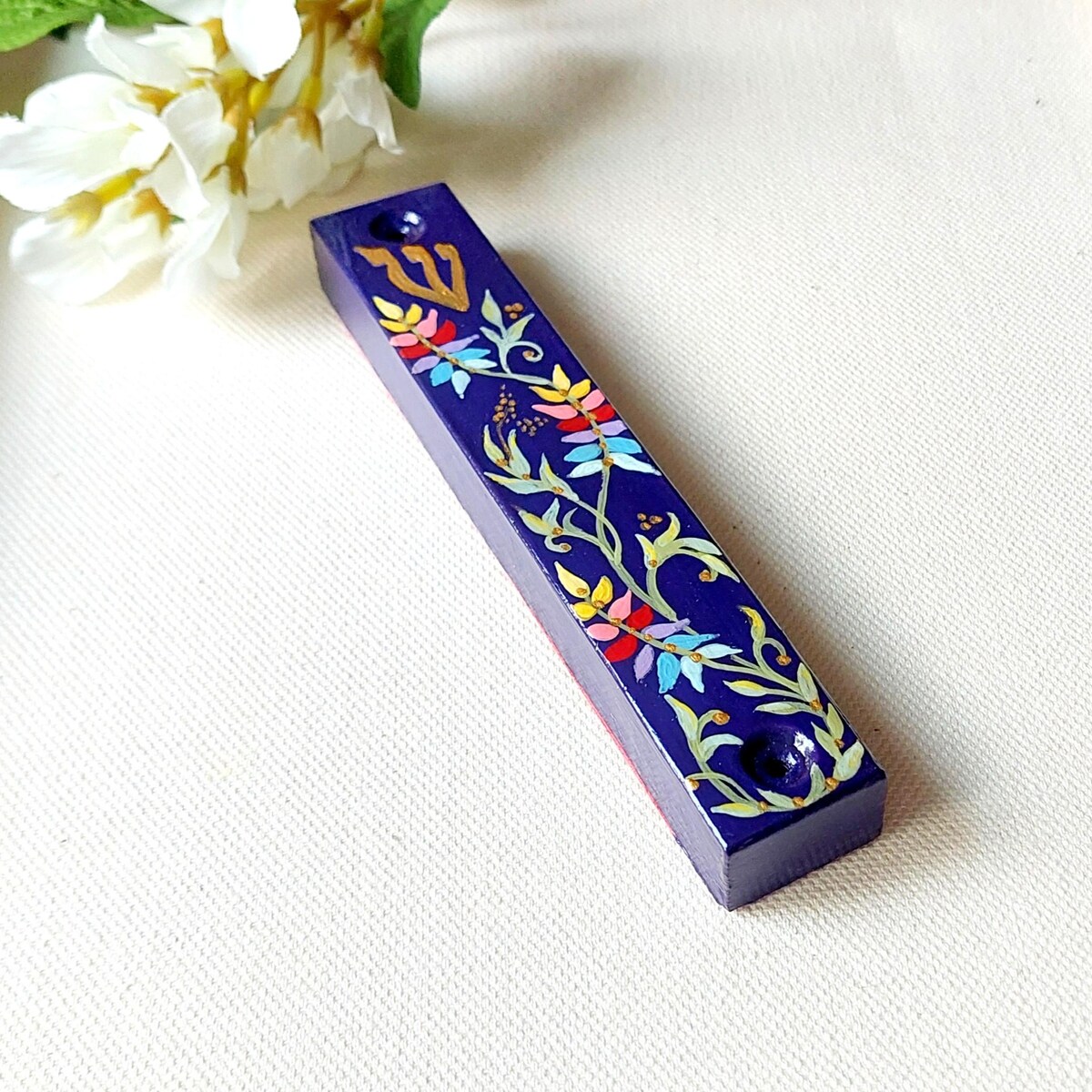 Colorful Mezuzah Case