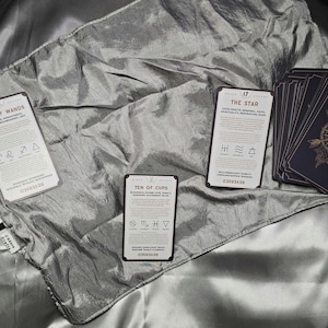 Handmade Tarot Card Wrap | Lined Deck Wrap | Witchy Gift for Tarot Reader