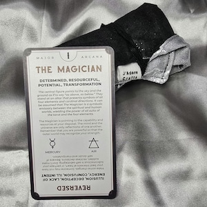 Handmade Tarot Card Wrap | Lined Deck Wrap | Witchy Gift for Tarot Reader