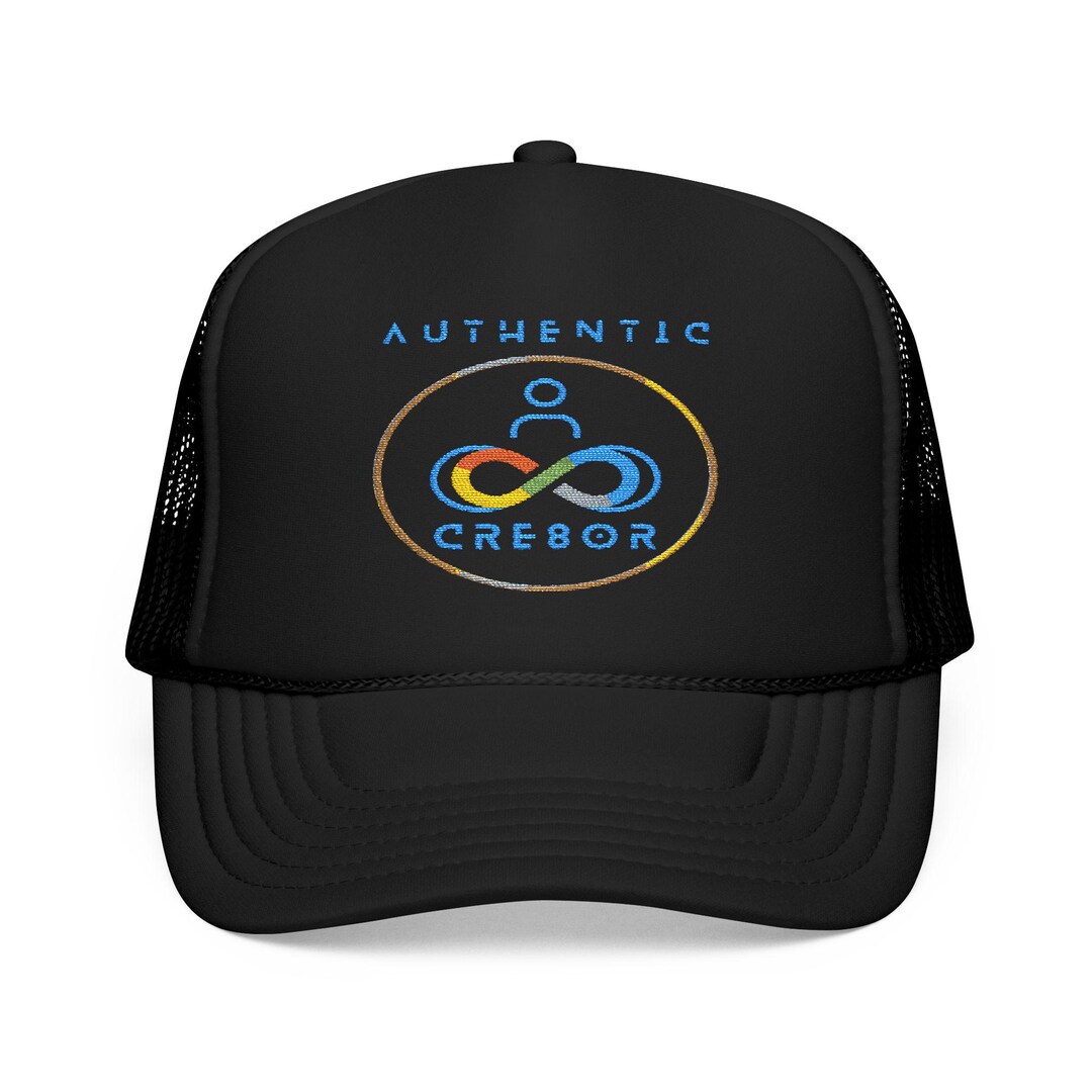 Authentic Infinite Creator Embroidered Foam Trucker Hat, Stylish Cap ...