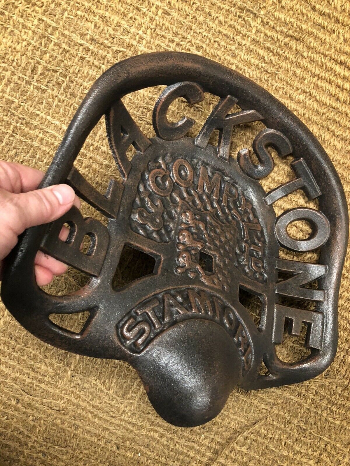 TRACTOR SEAT Cast Iron Blackstone LTD Tractor Seat Etsy UK