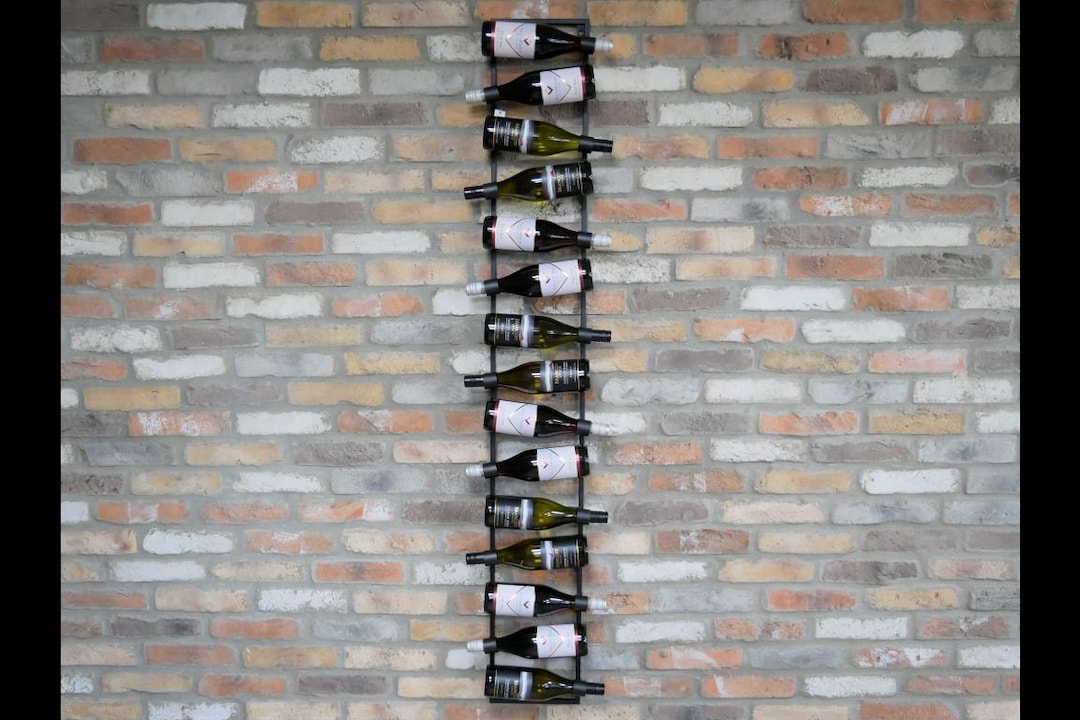 15 Wine Bottle Holder Wall Decor Wine Storage Bottle Rack Man Cave Wine ...