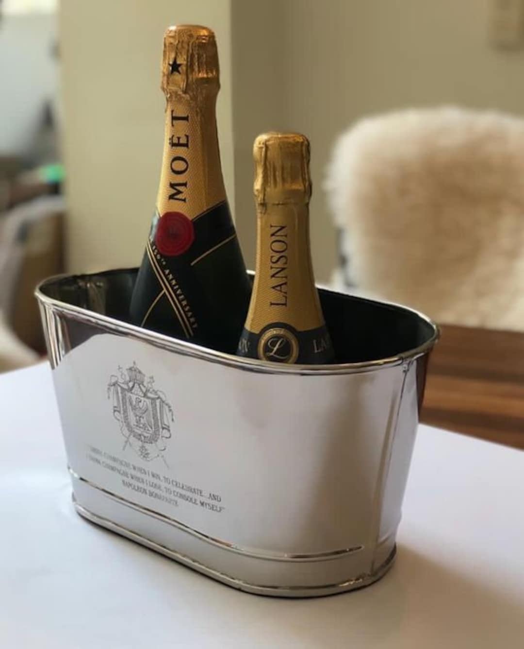 Lilly Bollinger , Napoleon Ice Bucket This Wonderful Small 2 Bottle