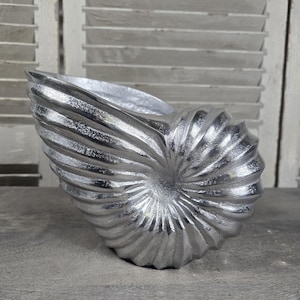 Nautilus-wijnkoeler, gepolijst aluminium ijsemmer