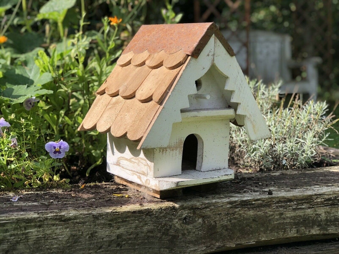Traditional Bird House Dovecote Style Bird Box Hand Made Vintage ...