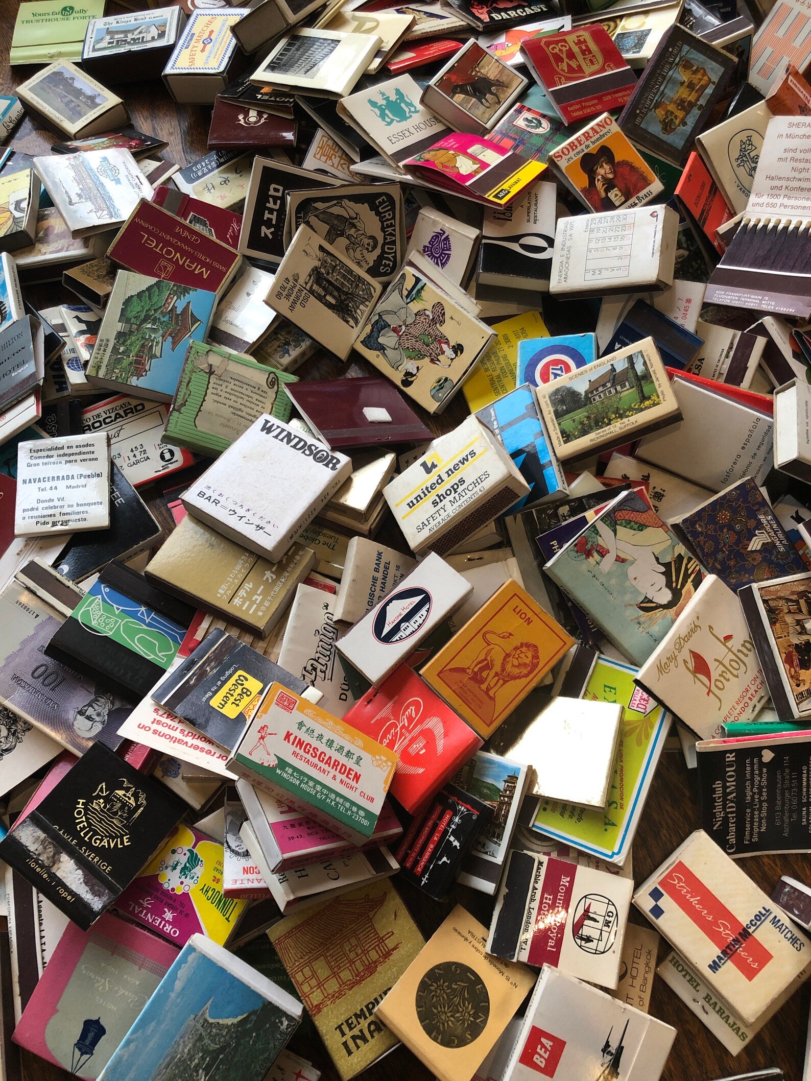 Vintage Collectable Matchbook /Matchbox Pack of 5. Randomly Etsy