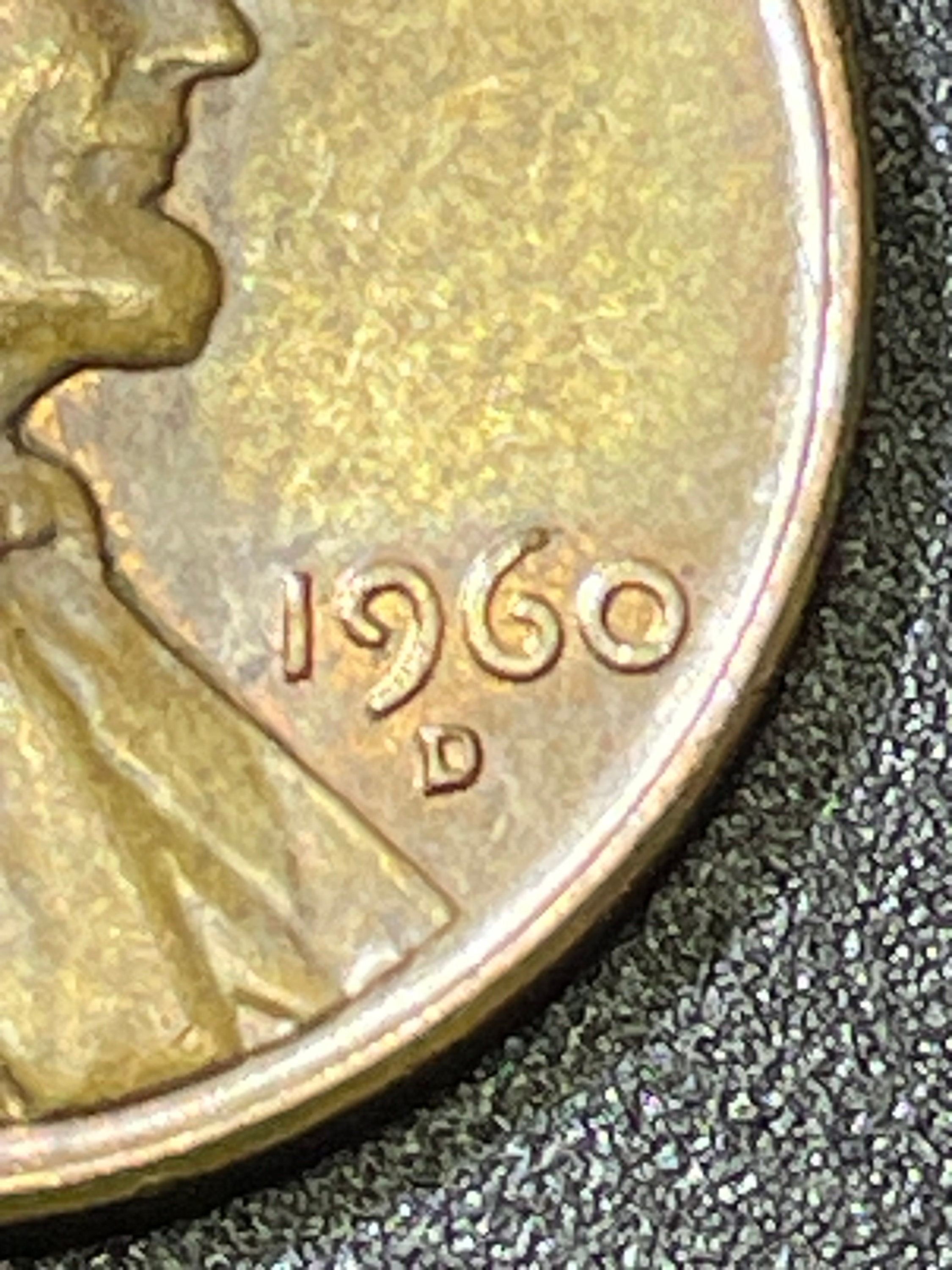 1960 D Penny Large Date - Etsy