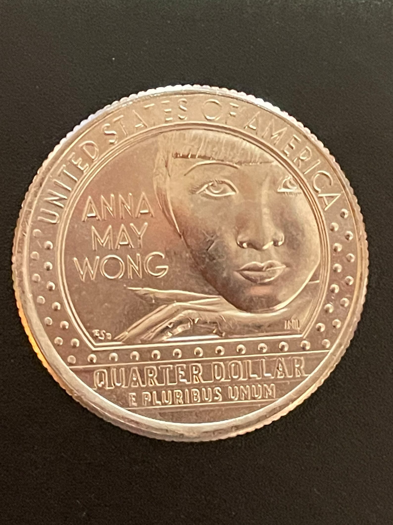 2022 P Anna May Wong Quarter Planchet Error off Center Stike Etsy