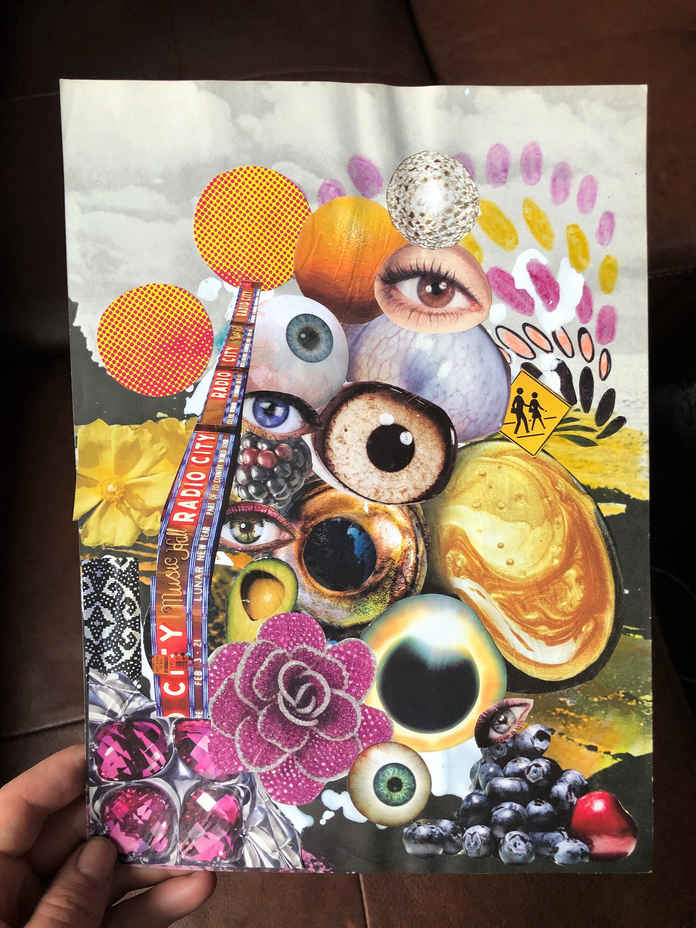 RADIO CITY EYES, Collage Art, Surrealism, Weird, Contemporary Art, Pop Art - Etsy Canada RADIO CITY EYES, Collage Art, Surrealism, Weird, Contemporary Art, Pop Art - Etsy Canada