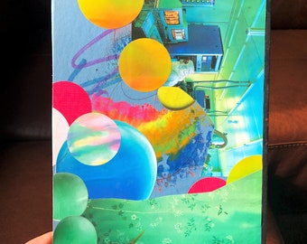 SINGULARITY, Collage Art, Abstract Art, Contemporary Art