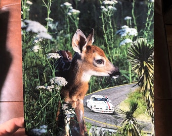 BAMBI BLVD, zeitgenössische Kunst, Collage Kunst, handgefertigt, Pop Art