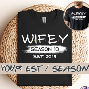 Personalized Anniversary Couple Shirts, Matching Anniversary Gift