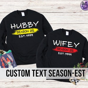 25 anniversary gifts, Married since 1999, 24th anniversary tshirts, matching couple outfit, custom anniversary gift, 30th anniversary ideas