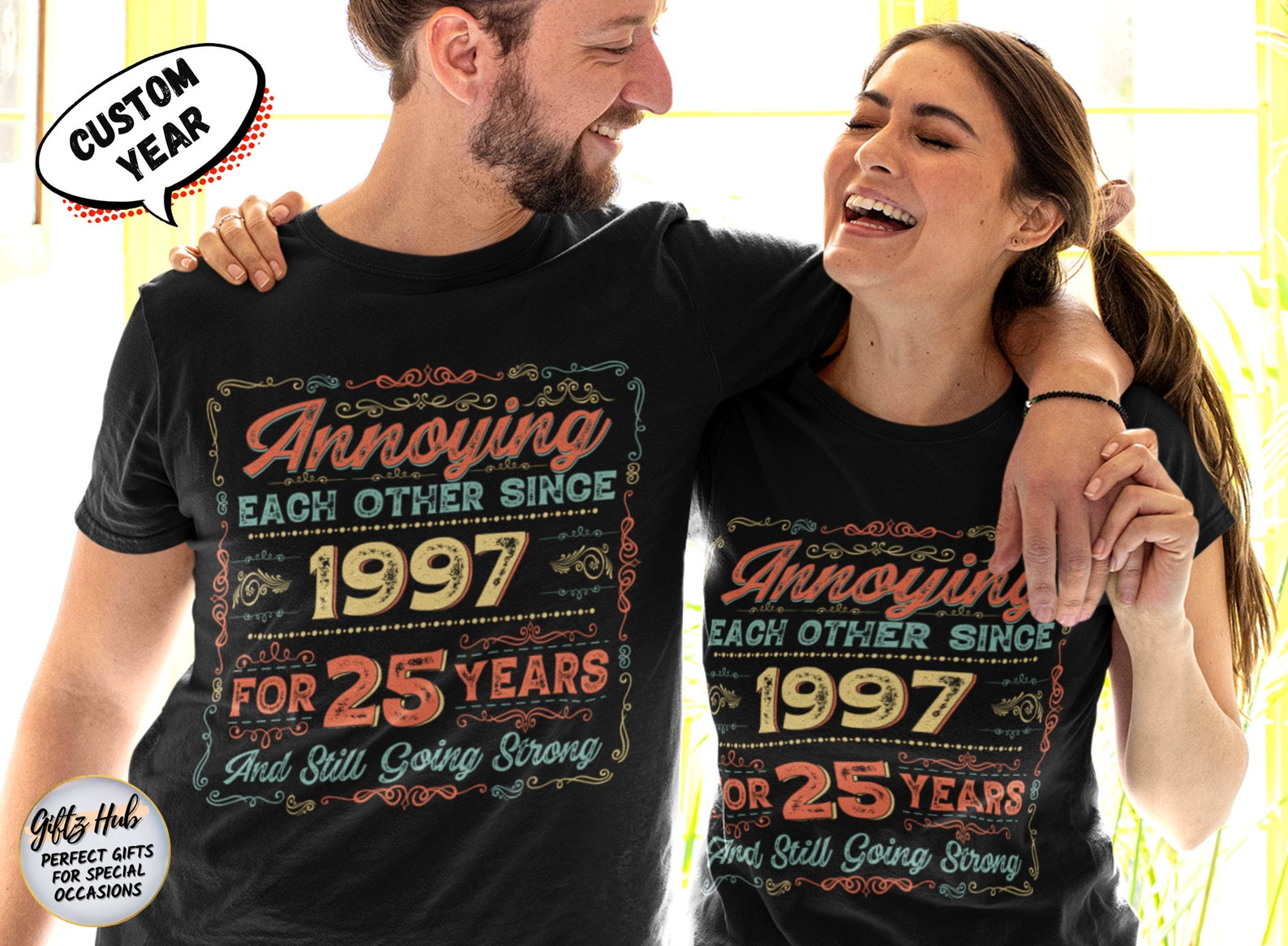 Custom Anniversary Shirts for Couples Funny Anniversary Etsy
