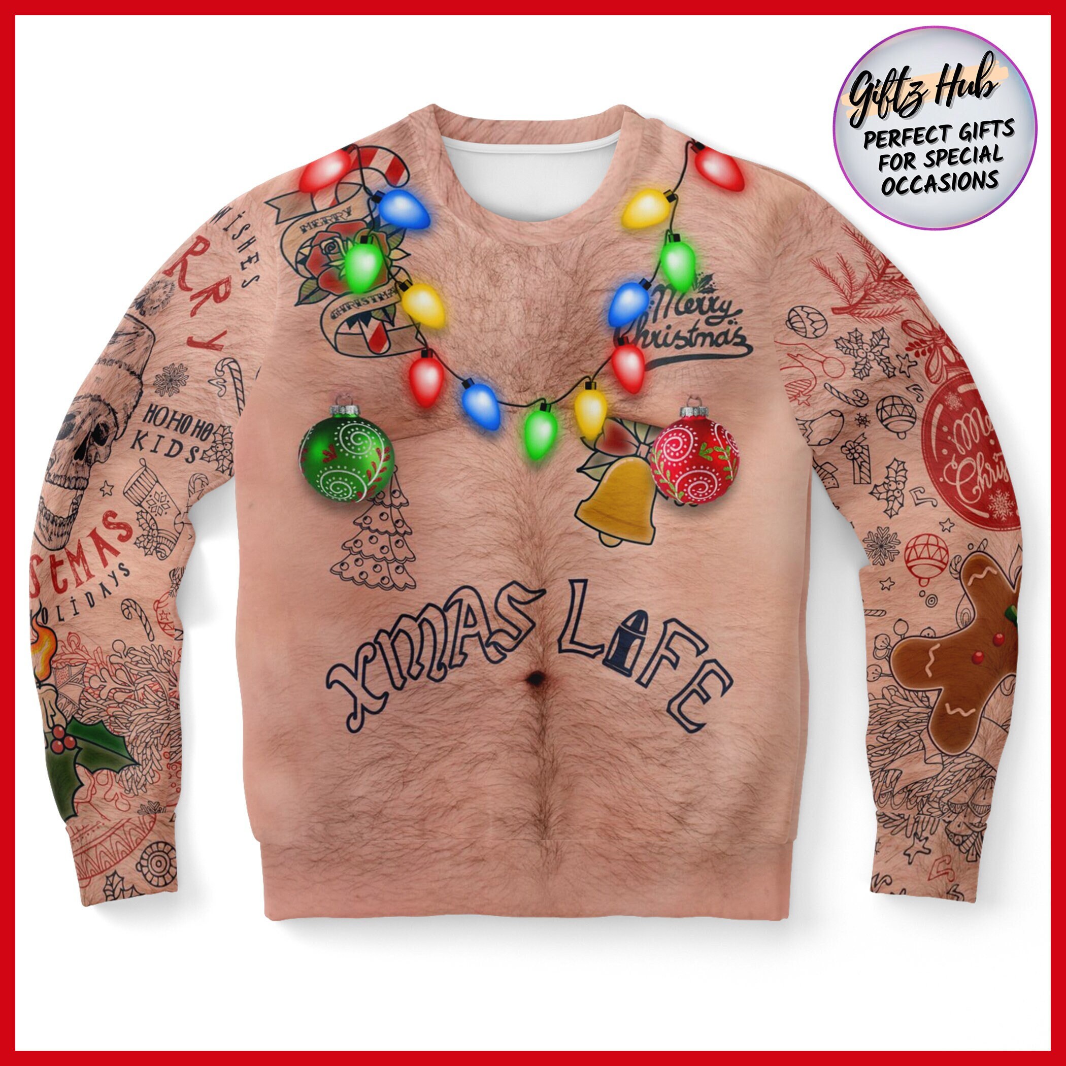 Naked Man Sweater - Etsy