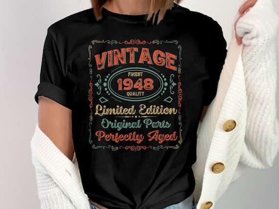 Vintage 70th Birthday Papa Gift Since 1948 Dad T-Shirt Vintage 70th Birthday Papa Gift Since 1948 Dad T-Shirt