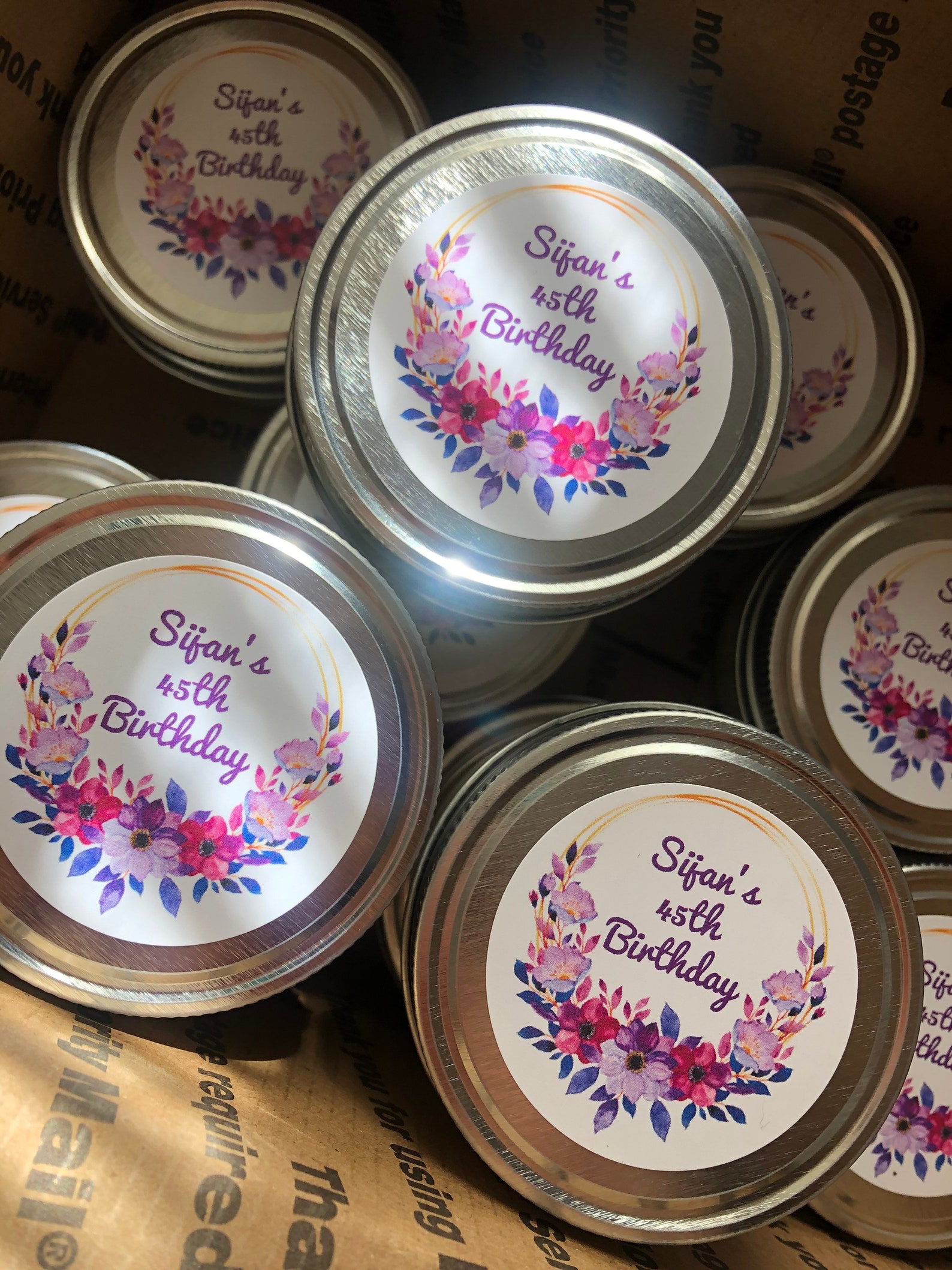 Custom candles in bulk as party favors gifts etc. Etsy