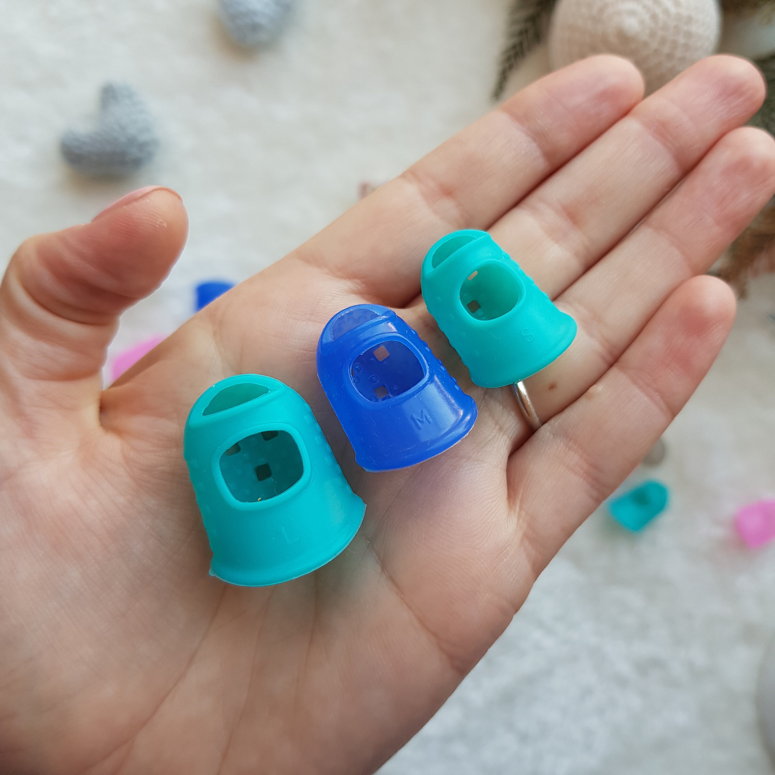 Finger Thimble Silicone Thimble Finger Thimble Set of 3 Etsy