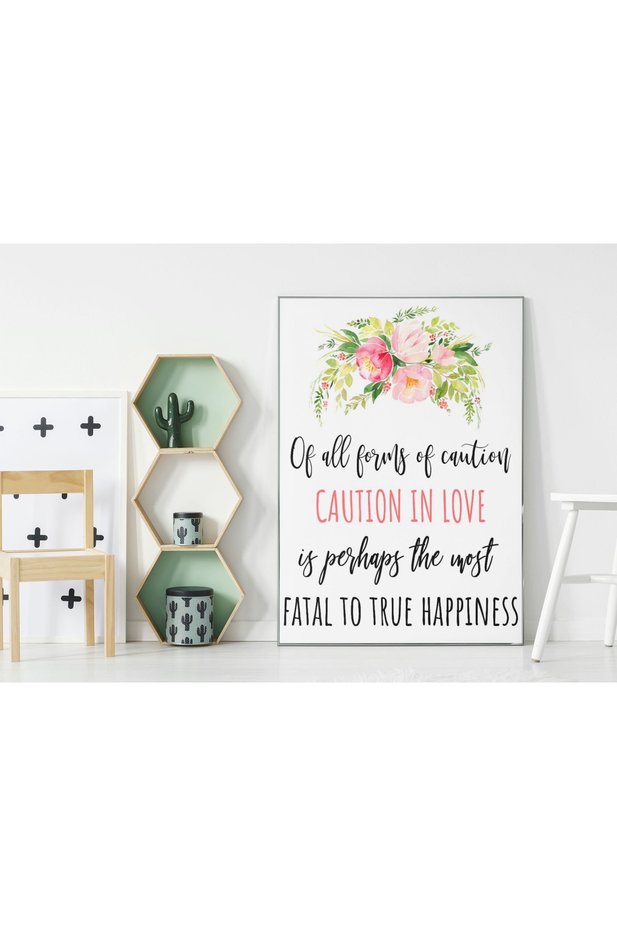 Quotes About Life Flower Quote Print Love Quote Printable | Etsy