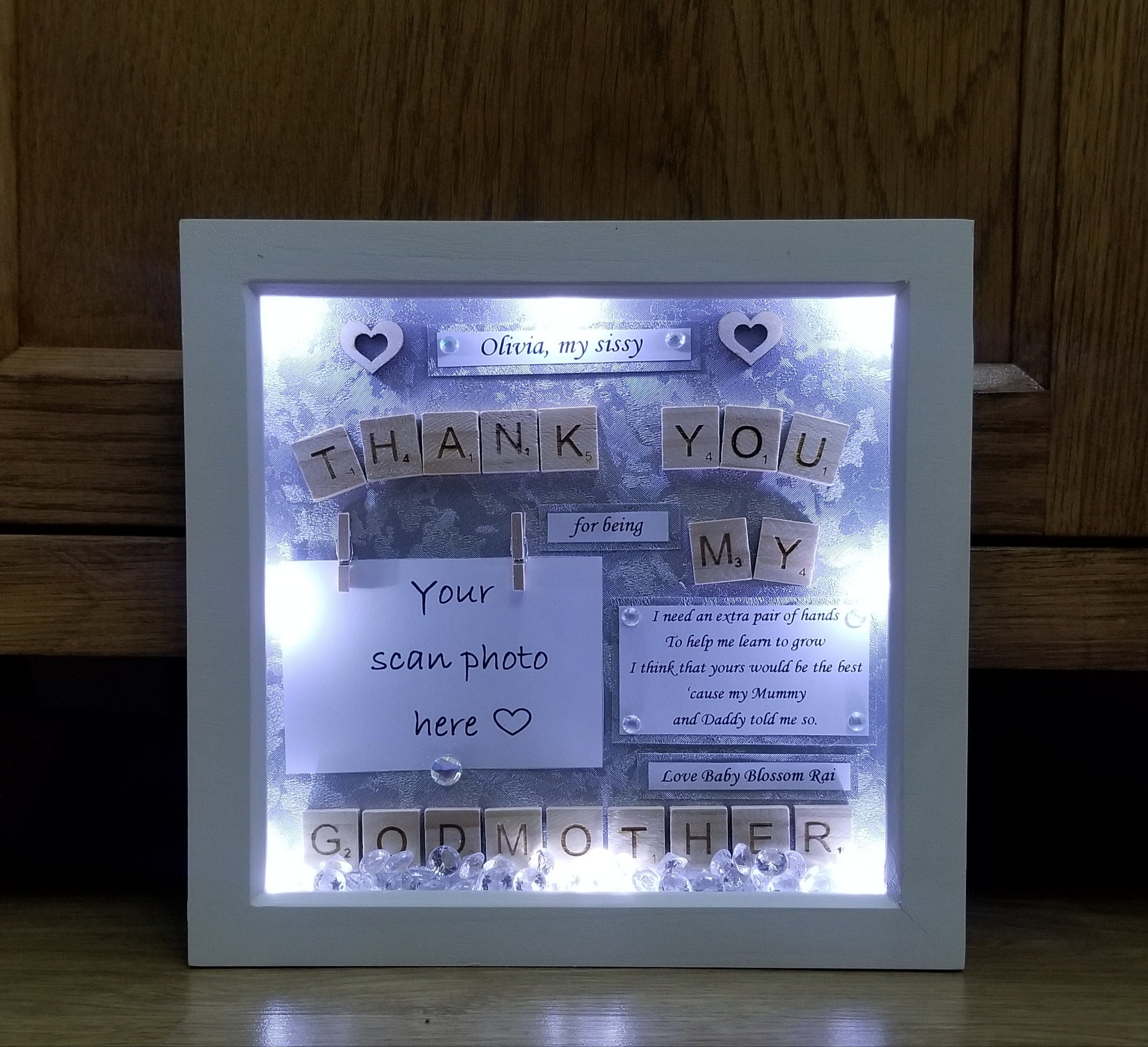 Personalised Thank You Godmother Gift Christmas Gift for - Etsy UK