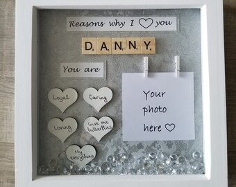 Custom Photo - 12 Reasons Why I Love You - Personality Customized Canv
