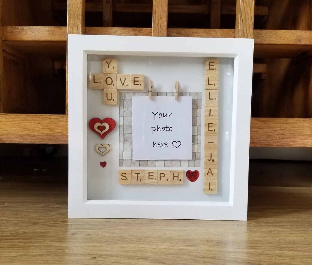 Personalised Love Box Frame – Valentine’s Day Gift for Couple ...