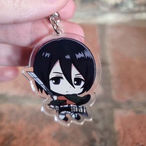 Double-Sided Anime, Manga, and Cartoon Acrylic Keychain and Keyring | Vibrant Collectible for Fans