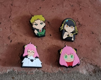 Anime and Manga Croc Charms | Cute, Vibrant Keychain Accessories for Shoes, Bags, and More