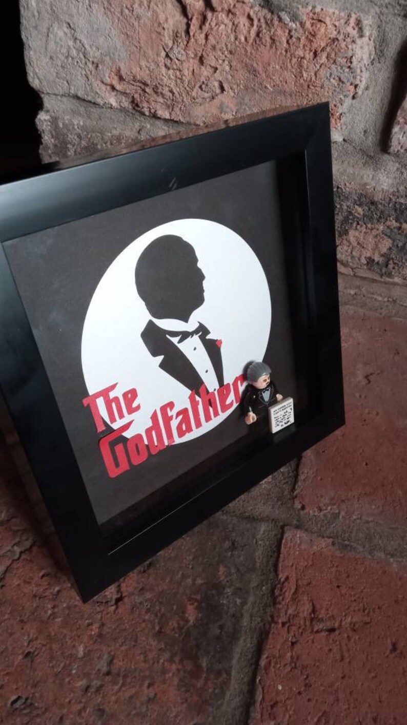 Der Pate Minifigur Rahmen Marlon Brando Mit Handgefertigten Etsy