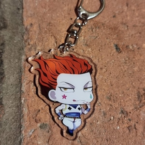 Double-Sided Anime, Manga, and Cartoon Acrylic Keychain and Keyring | Vibrant Collectible for Fans